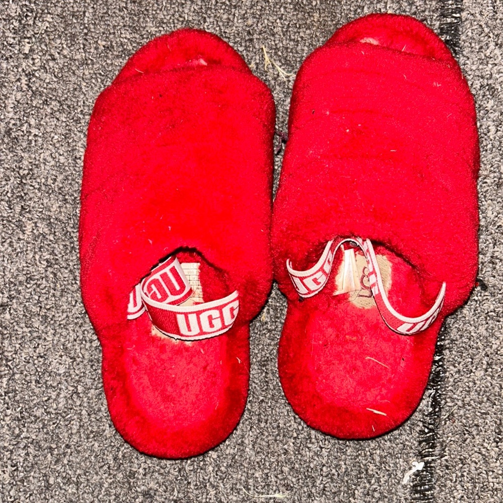 Red Ugg Slides - image 1